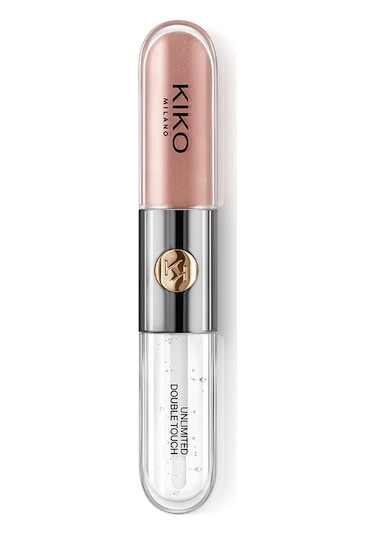 Kiko Ruj Unlimited Double Touch 102 Satin Rosy Beige