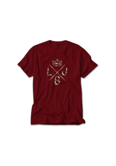 Lebron James King Logo Kırmızı Tişört Kırmızı