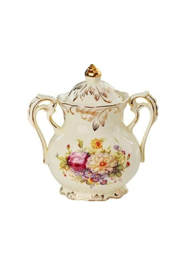 2 Adet Lvory Seramik Şeker Kase Tuz Çeşni Bal Kavanoz Makineleri Mutfak Bal Pot Aracı İçin Şeker Ve Amp Krema Tenceresi 3 Kaşık Klipsli