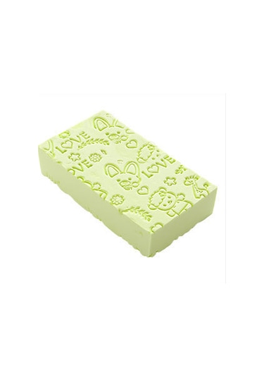 Yaozixa Çocuklar İçin Yumuşak Yıkama Spongesi - Yüksek Yoğunlukta Temizleme Gücü, Masajlı, Ev Kullanıma Uygun Sarı