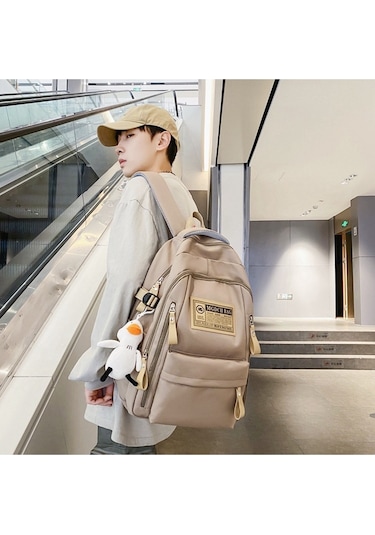 Şık Ve Sonuç Öğrenci Okul Çantası-haki