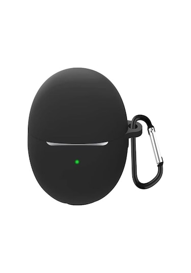 Microsonic Huawei Freebuds 5 Uyumlu Mat Silikon Kılıf Siyah