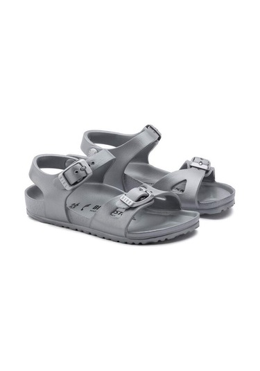 Birkenstock 1003533 Rıo Eva Metallic Silver Narrow Metallic Silver Gümüş