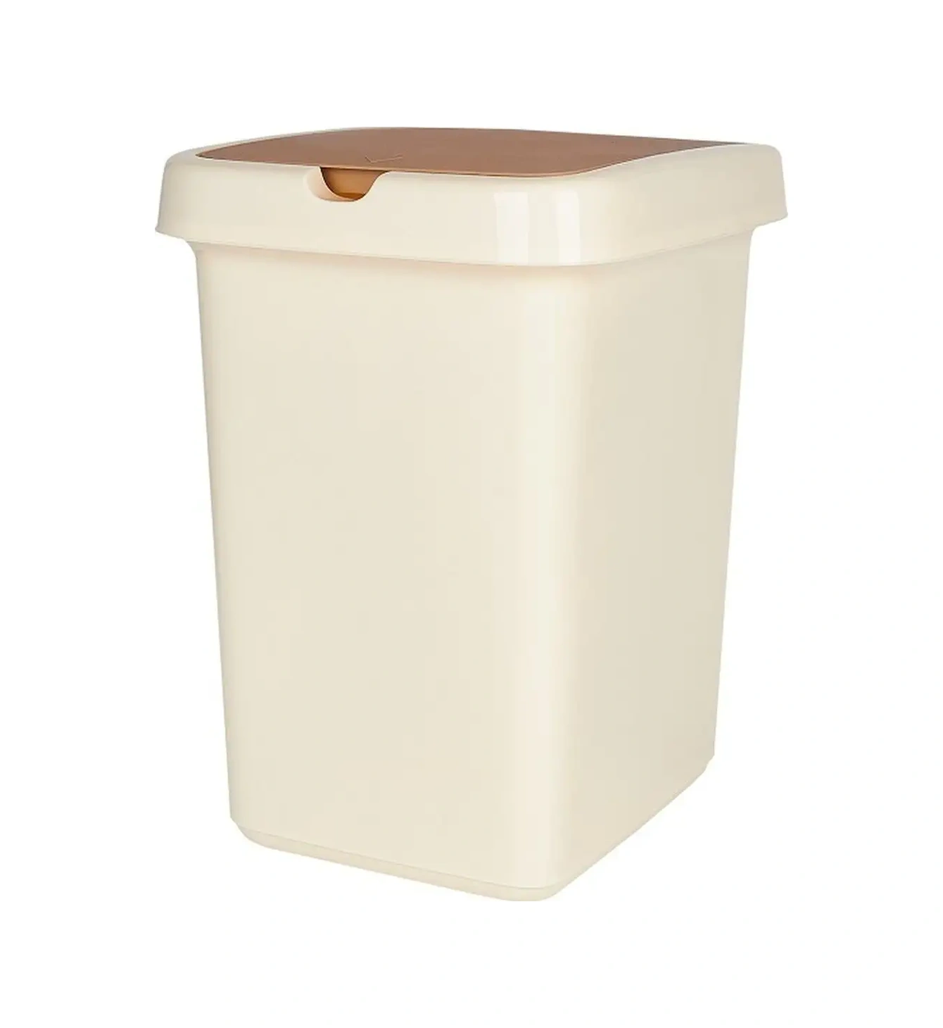 Spin&clean Kapaklı Çöp Kovası 25 Litre. 62801708 Bej