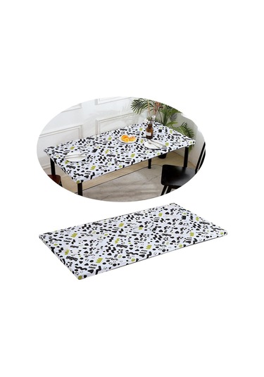 Suntek Dikdörtgen Polyester Masa Örtüsü Düğün Ev 122x61cm-stil-a