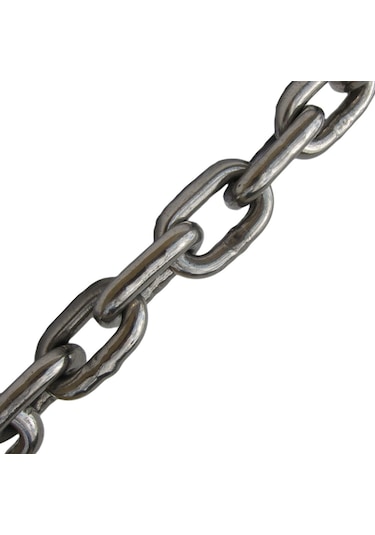 Paslanmaz Zincir. 8mm. Krom Zincir 316. Çapa Zinciri. 1 Metre