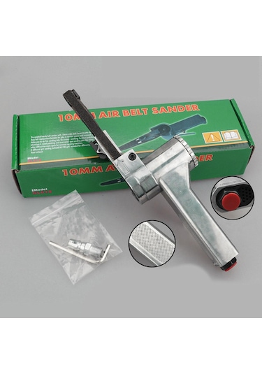 Suntek Mini Kemer Öğütücü Ağaç İşleme Taşlama Parlatma 10 MM Bant Zımpara Makinesi