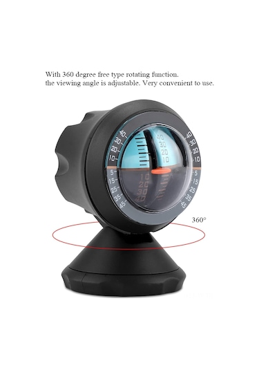Yifomall Araç Eğim Ölçerü: Yüksek Hassasiyetli 360 Döner, Otomatik Eğim Ve Egim Ölçümü, Araçlar İçin Kolay Kurulumlu Seviye Göstergesi