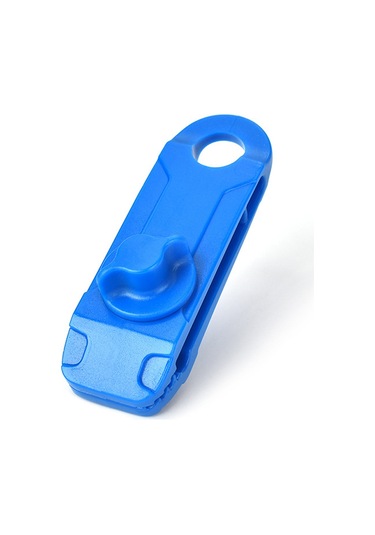 Shineyee Outdoor Kamp Mantar Kancası - Nilon Yapı, Güçlü Tutucu, Feneri/perde/çadır İçin Uygun, Mavi Renk, 1 Adet Mavi