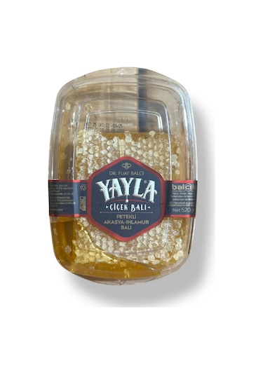 Çiçek Balı Petekli, Akasya-ıhlamur Balı 520 Gr.