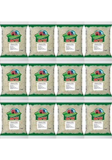 Orti Osmancık Pirinç 1 Kg x 12 Paket.