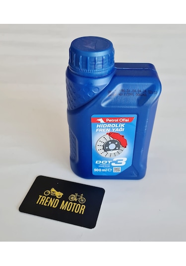 Petrol Ofisi Dot 3 Hidrolik Fren Yağı 500 Ml - Yeni Üretim