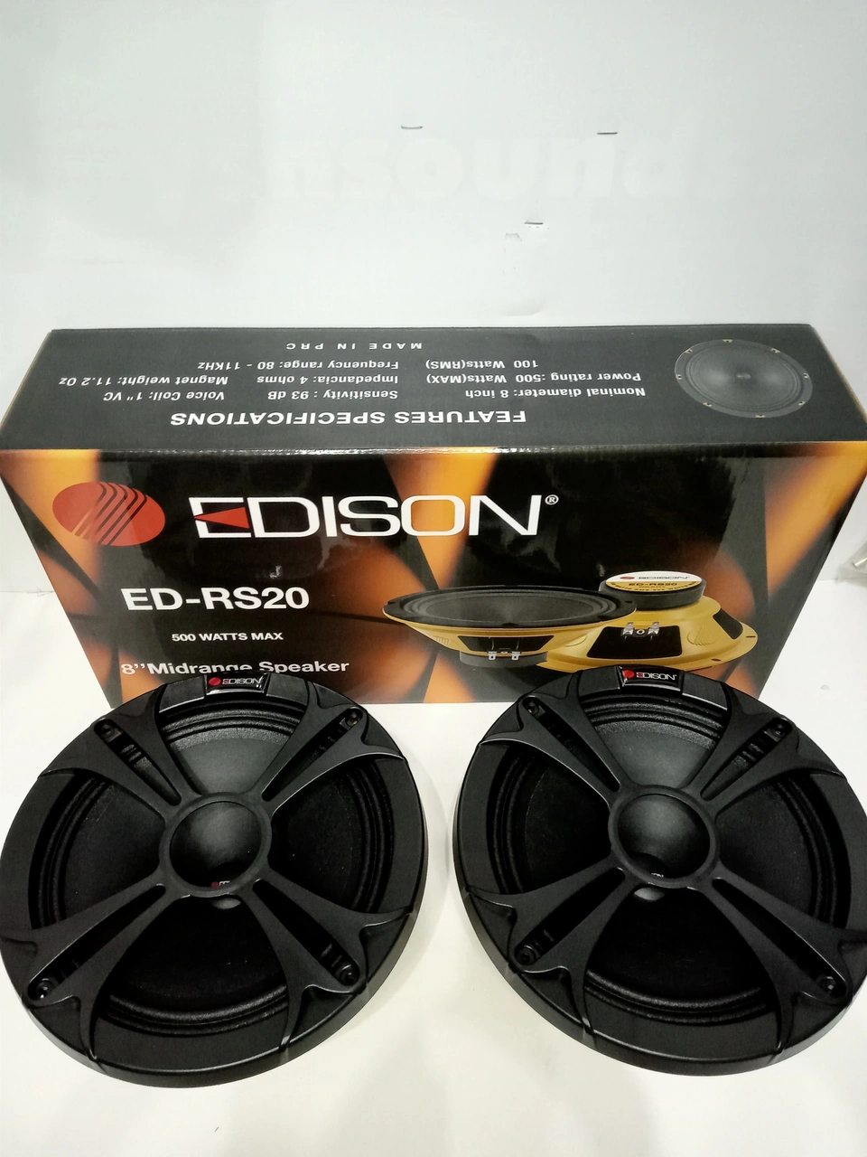 Edison Midrange 20cm - Edison Ed-rs20 20cm Midrange Hoparlör