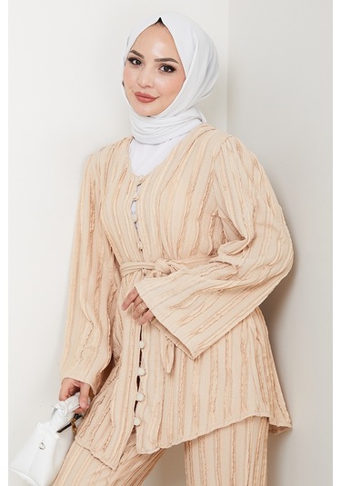 İlgen Fırfırlı İkili Takım 1610 - Taş Taş