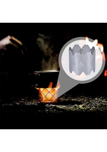 Suntek Kamp Ocağı Ön Camı Sırt Çantasıyla Gezinti Arka