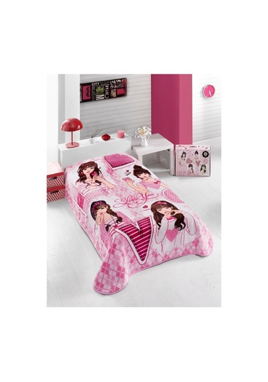 Sarar Gift Tek Kişilik Battaniye-1,90 Kg Battaniye Mevsimlik Pembe