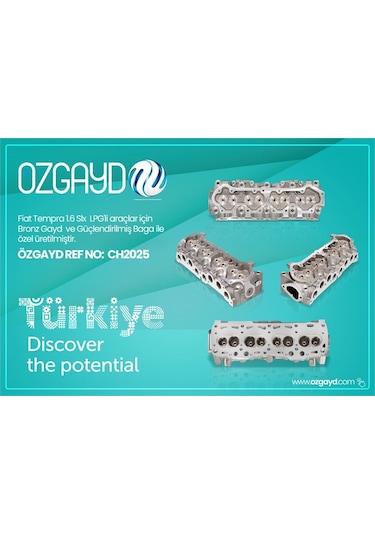 Ozgaydch2025 - Silindir Kapağı Slx / Tempra Tıpo 1.6 Lpg Uyumlu