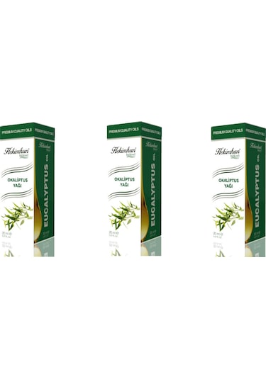 Hekimhan Bitkisel Okaliptus Yağı 3 x 20 ML