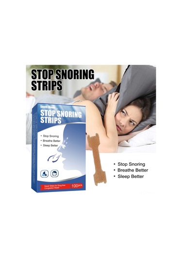 Hangfox Uyku Konforu Uyku Apne Tıraşlama Engelleme Burun Bandı, 100 Adet/ Kutuda, Nefes Alımı Sağlama Ve Uyku Kalitesini Artırma