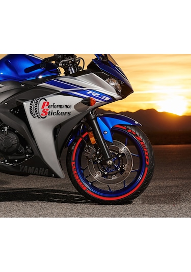 Pzero Motorsiklet Lastik Yazısı Sticker 4 Adet