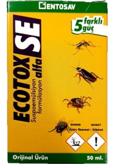 Entosav Ecotox Alfa SE Genel Haşere İlacı 50 ML
