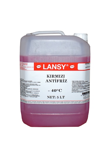 Lansy Kırmızı Antifriz 5 Lt - 40 Derecec