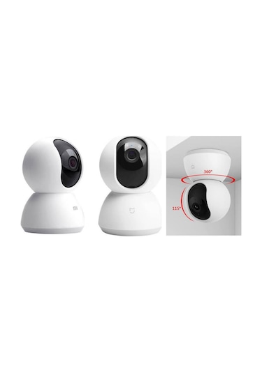 Xiaomi Smart Home 360 Derece Dönebilen Bebek Güvenlik Kamerası