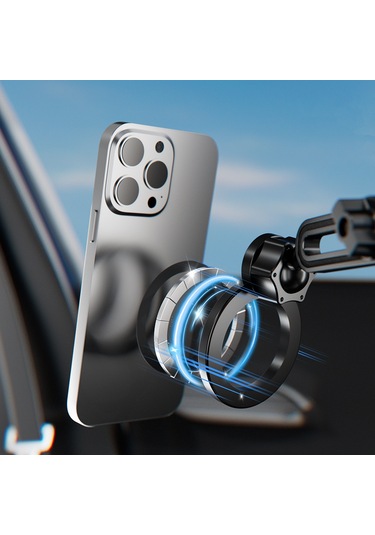 Lenyes Cr189 360 Derece Dönebilen 2 İn 1 Araç Telefon Tutucu Ve Bardak Tutucu Siyah