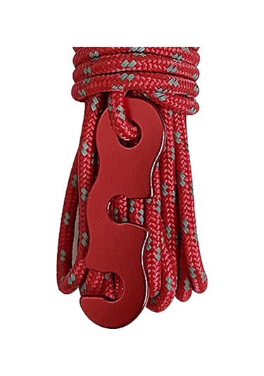 Suntek 4x Kamp Çadır Kordonları Yürüyüş Piknik Kırmızı Kırmızı