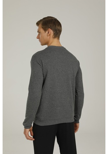 Kinetix Sn90 Basıc C-neck Sweatsh Gri Erkek Sweatshirt