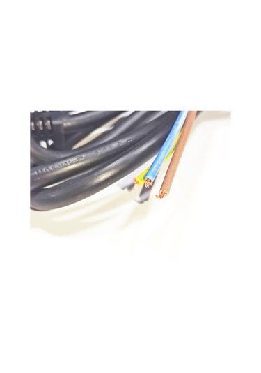Semaver, Tost Makinesi,fritöz Ve Fırın Enerji Kablosu 2mt 3x1,5mm Siyah Renk 1 Adet