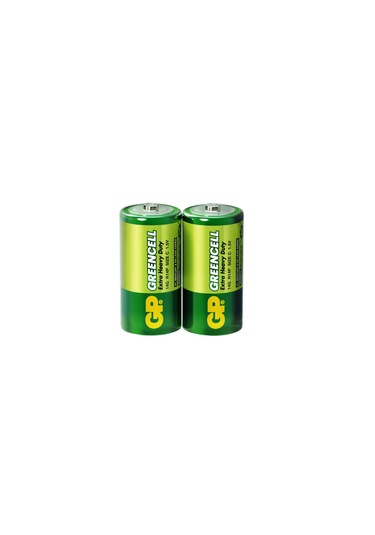 Gp Batteries Gp14g Greencell R14p / 1235 C Orta Boy Pil 1.5v 4 Lü Paket Uzun Ömürlü Pil