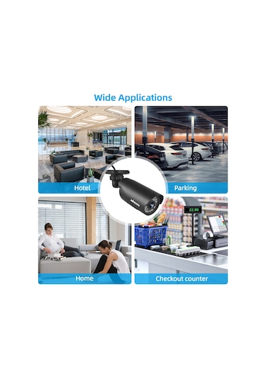 Monyee 2mp 1080p Pal Cctv Kamerası, Ir Gece Görüşü, Analog Dvr İçin, Montaj Ayiği İle Güvenlik Kamerası