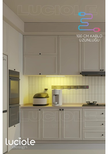 50 Cm Led Mutfak Tezgah Aydınlatma Günışığı Adaptörlü