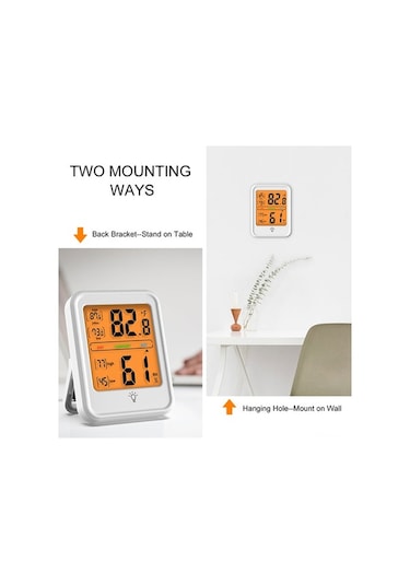 Yulong Reedark Dijital Nem Ve Sıcaklık Ölçer - Lcd Ekranlı,