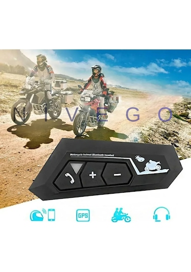 Nivego Bt22 Motorsiklet Kask Kulaklığı İnterkom İntercom Bluetooth 5.0