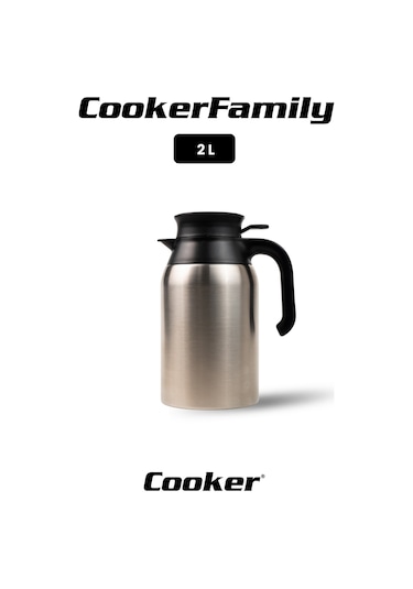 Cooker Family 2 Litre Paslanmaz Çelik Termos Ckr2088 Diğer