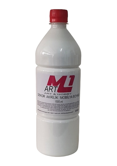 M1 Art Dekor Mobilya Boyası Beyaz 1500ml
