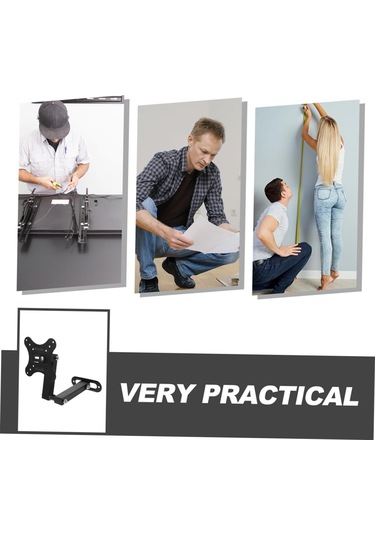 2 Adet Monitör Standı Monitör Kolu Eğim Bilgisayarı Projektör Birimi Üçlü Yükseltici