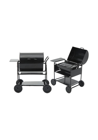 Geekyou Küçük Boyutlu Demir Mini Barbekü Arabası, 1/10 Rc Kralıcılar İçin Gerçekçi Dekorasyon Aksesuarı, Dayanıklı Ve Canlı Görünüm