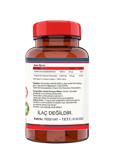 Nevfix Vitamin D3-K2 120 Tablet