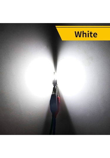 10 Dekoratif Led Ampul Beyaz 12v 4w Canbus