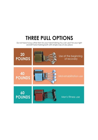 Monyee El Ve Parmak Rehabilitasyon Egzersiz Cihazı - Geri Dönüşüm Ve Güç Geliştirici, 60 Lbs Kırmızı