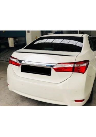 Spoiler Toyota Corolla 2013+bagaj Üzeri Çıta Spoiler Pianoblack Parlak Siyah Çift Taraflı Bantlı 120
