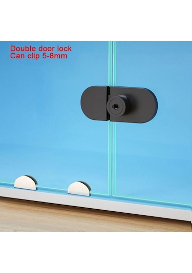 Paslanmaz Çelik Donanım Güvenlik Dolabı Ekran Kilidi Cam Kapı Kilitli Dolap Kapı Kilidi Lockset Style 6