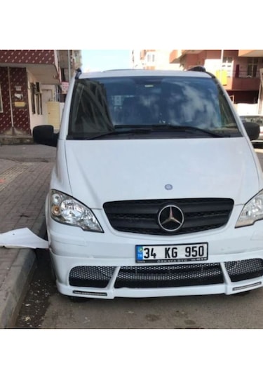 Mercedes Viano Izgaralı+ledli Ön Tampon Eki