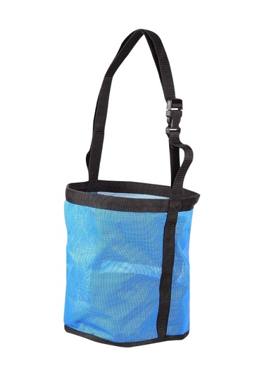 Homyl At Yem Torbası File Nefes Alabilen Güçlendirilmiş Mavi Mavi