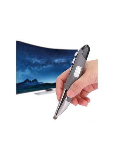 Ximistore9 Pr-06 Gümüş Gri Kalem Şeklinde Kablosuz Mouse + Kapasitif Kalem, 2.4g, 3 Adım Dpı, Ergonomik Tasarım, Usb Alıcı, Bilgisayar/tablet/ Akıllı Telefon Uyumlu Pil Dahil Değil