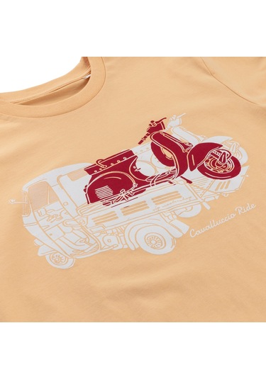 Sıp Scootershop Sıp T-shirt - Cavalluccio Ride Ape Sarı / Sıp