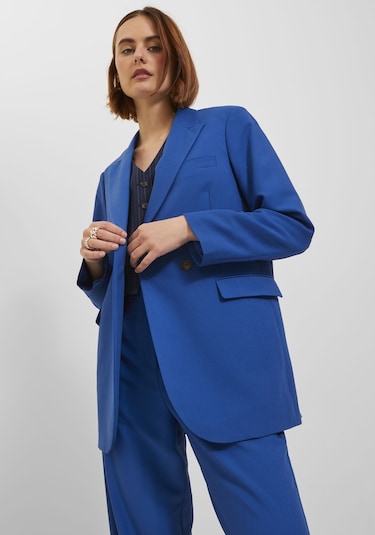 Jack & Jones Kadın Kruvaze Ceket - Mary 12200590 Blue Iolite Siyah